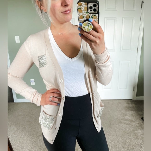 J. Crew Sweaters - J. Crew Sequin Cardigan XS or Small